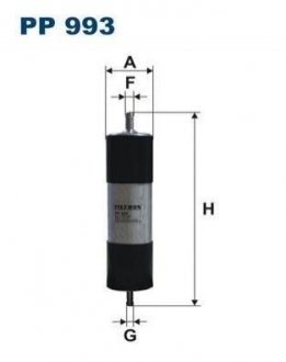 Фільтр паливний FILTRON pp993