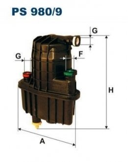 Фільтр паливний FILTRON ps9809