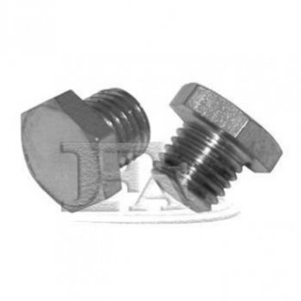 FISCHER BMW Пробка піддону (злив олії) OAS-073 M12x1,5 L=10 DIN7604 BMW E38, E31, E91, E92, E93, E46, E81, E90, E88, E82, X1 Fischer Automotive One (FA1) 433.411.001