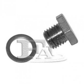 FISCHER OAS073 Масляна пробка + шайба M12x1.5 L=10 DIN 7604 BMW E34, E23, E32, E38, E31, E39, X5, E46, E81, E90, E91, E92 Fischer Automotive One (FA1) 433.411.011
