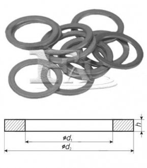 КОЛЬЦО УПЛОТНИТЕЛЬНОЕ Fischer Automotive One (FA1) 598870100