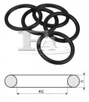 FISCHER Уплотнительное кольцо (мат. NBR) 55,00 x 3,00 мм Fischer Automotive One (FA1) 673.190.100