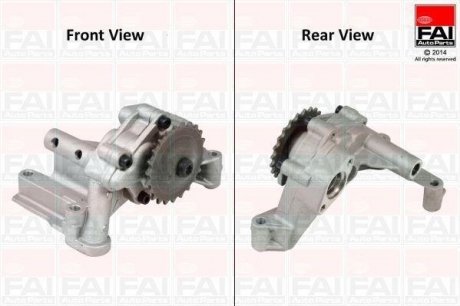 Масляна помпа VAG A3/Caddy III/Golf V/Jetta III/Passat/Touran 1.9Tdi/2.0Tdi 03- Fischer Automotive One (FA1) op310