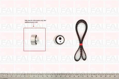 FAI К-т ГPМ рем. + ролик Citroen Ax Saxo Berlingo 1.1 Fischer Automotive One (FA1) tbk08