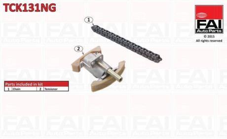FAI VW К-кт ГPМ цепи натяжитель+цепь Audi A4/6Passat 2.0 01- Fischer Automotive One (FA1) tck131ng
