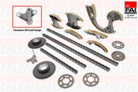 FAI VW К-кт ланцюга ГPМ Audi A4/6/8Q7Touareg 2.7/3.0TDI 04- Fischer Automotive One (FA1) tck220ng