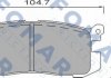 Купить Колодки тормозные дисковые Mazda 626 FOMAR fo 420581 (фото1) подбор по VIN коду, цена 540 грн.