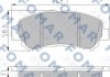 Купити Колодки гальмівні дискові Nissan X-Trail, Qashqai FOMAR fo 933681 (фото1) підбір по VIN коду, ціна 991 грн.