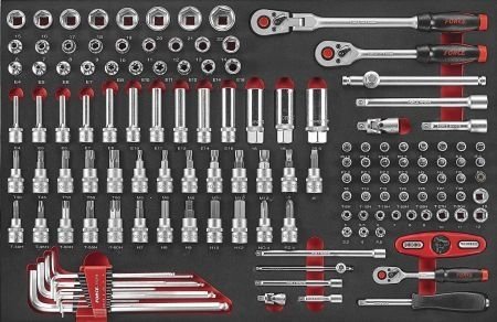 Набор инструментов 1/4, 3/8" FORCE 31331