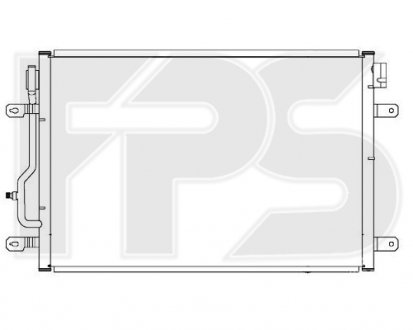 Конденсатор кондиционера Audi A4, A6, Allroad FPS fp 12 k196