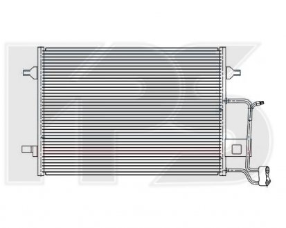 Конденсатор кондиціонера Audi A6, Allroad FPS fp 12 k359