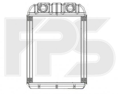 Купить Радиатор печки Audi Q7, Volkswagen Amarok, Porsche Cayenne, Volkswagen Touareg FPS fp 12 n197 (фото1) подбор по VIN коду, цена 1314 грн.