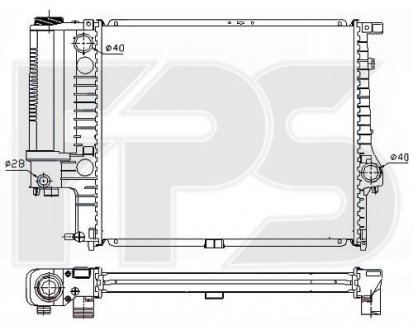 Радиатор охлаждения FPS fp 14 a871