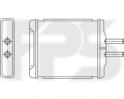 Радиатор печки FPS fp 17 n184