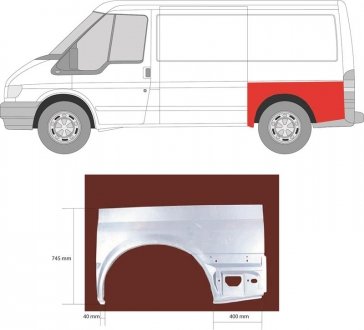 Ремчастина металева Ford Transit FPS fp 2509 531