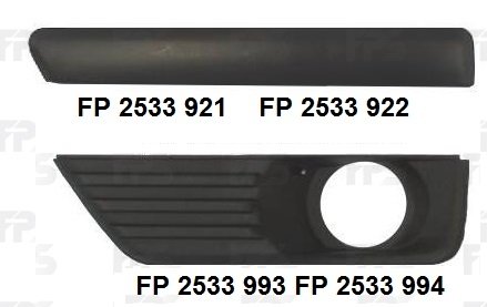 Решетка пластиковая Ford Focus FPS fp 2533 993