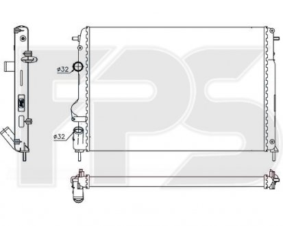 Радиатор охлаждения FPS fp 27 a399