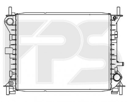 Купить Радиатор охлаждения Ford Focus FPS fp 28 a179 (фото1) подбор по VIN коду, цена 906 грн.