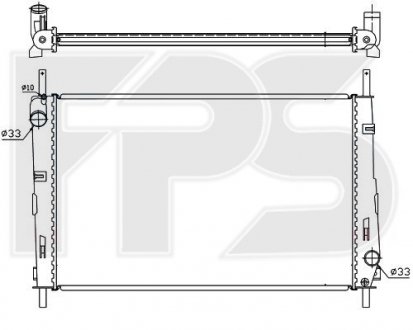Радиатор охлаждения FPS fp 28 a190