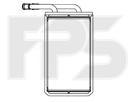 Радіатор пічки FPS fp 28 n111
