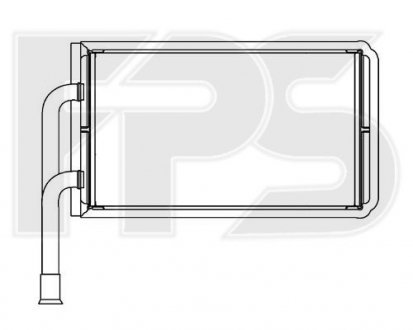 Радиатор печки FPS fp 28 n29