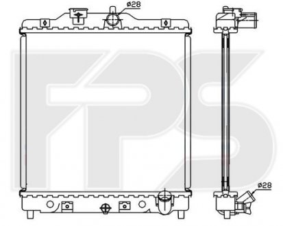 Радиатор охлаждения FPS fp 30 a577