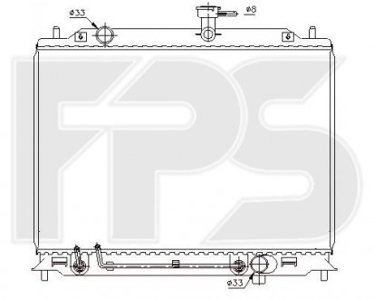 Радіатор охолодження Hyundai Accent FPS fp 32 a67