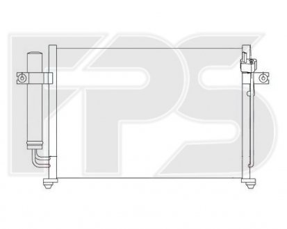 Конденсатор кондиціонера Hyundai Getz FPS fp 32 k297