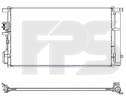 Конденсатор кондиціонера Hyundai Tucson FPS fp 32 k357