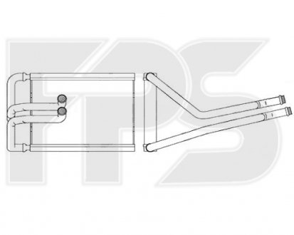 Радиатор печки Hyundai Tucson FPS fp 32 n194