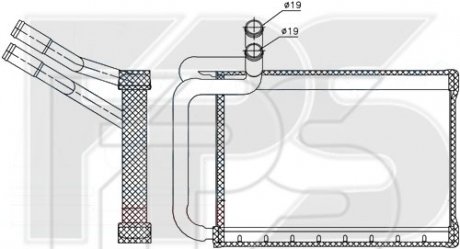 Радіатор пічки Hyundai H-1 FPS fp 32 n212