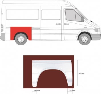 Рем часть Mercedes W901, W902, W903, Volkswagen LT, Mercedes W904 FPS fp3546591