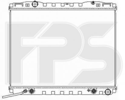 Радиатор охлаждения KIA Sorento FPS fp 40 a712