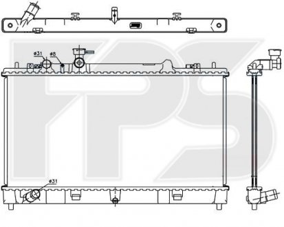 Радіатор охолодження FPS fp 44 a283