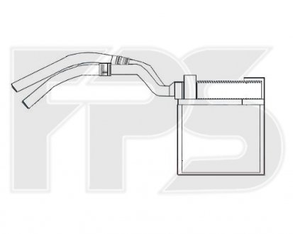 Радіатор пічки Ford Kuga, Volvo C30, C70, S40, V50, Ford C-Max, Focus FPS fp 44 n33