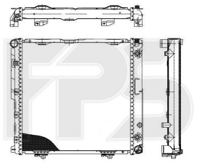 Радіатор охолодження FPS fp 46 a202