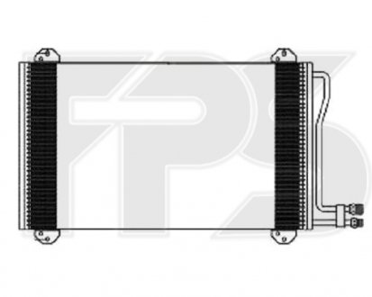 Конденсатор кондиціонера Mercedes W901, W902, W903, W904, Sprinter FPS fp 46 k107