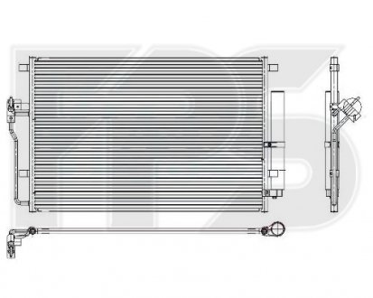 Конденсатор кондиціонера Mercedes W906, Volkswagen Crafter, Mercedes Sprinter, W907, W910 FPS fp 46 k148