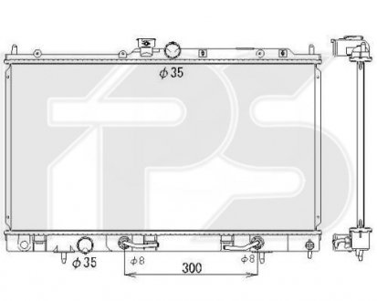 Радиатор охлаждения FPS fp 48 a1359