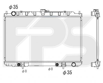 Радиатор охлаждения FPS fp 50 a75