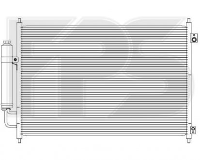 Конденсатор кондиціонера Nissan X-Trail FPS fp 50 k516