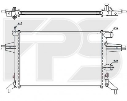 Радиатор охлаждения FPS fp 52 a301