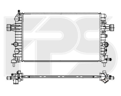 Радиатор охлаждения FPS fp 52 a305