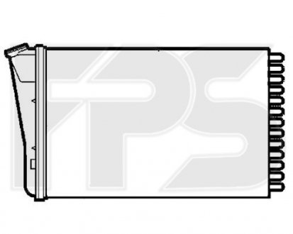 Радіатор пічки Opel Omega FPS fp 52 n145