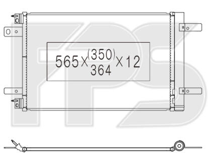 Конденсатор кондиціонера FPS fp 54 k372