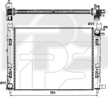 Радіатор охолодження FPS fp 56 a120