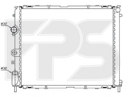 Радіатор охолодження FPS fp 56 a394