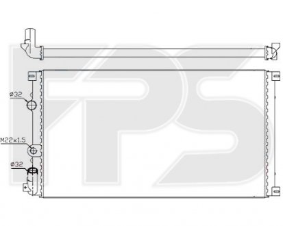 Радиатор охлаждения FPS fp 56 a930