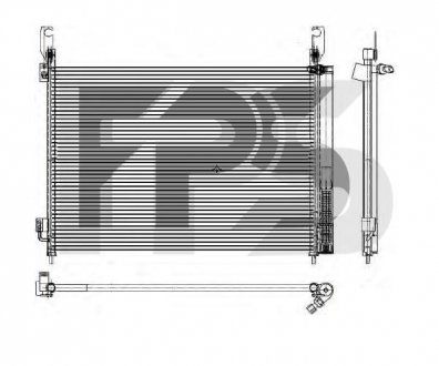 Конденсатор кондиционера Renault Koleos FPS fp 56 k241