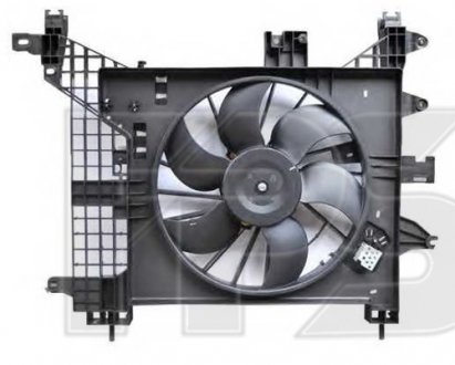Вентилятор радиатора (в сборе) Dacia Logan, Renault Logan, Sandero, Dacia Duster, Renault Duster FPS fp 56 w104
